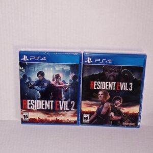 Resident Evil 2 + Resident Evil 3 PS4 Brand New Playstation 4 Nemesis
